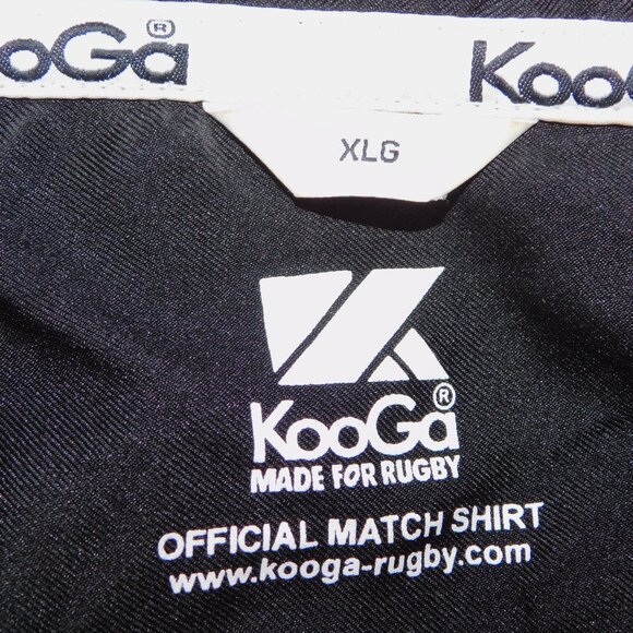 Kooga Made for Rugby Gear Mens XL Red Black Rugby Jersey Shirt Polo - Picture 5 of 12
